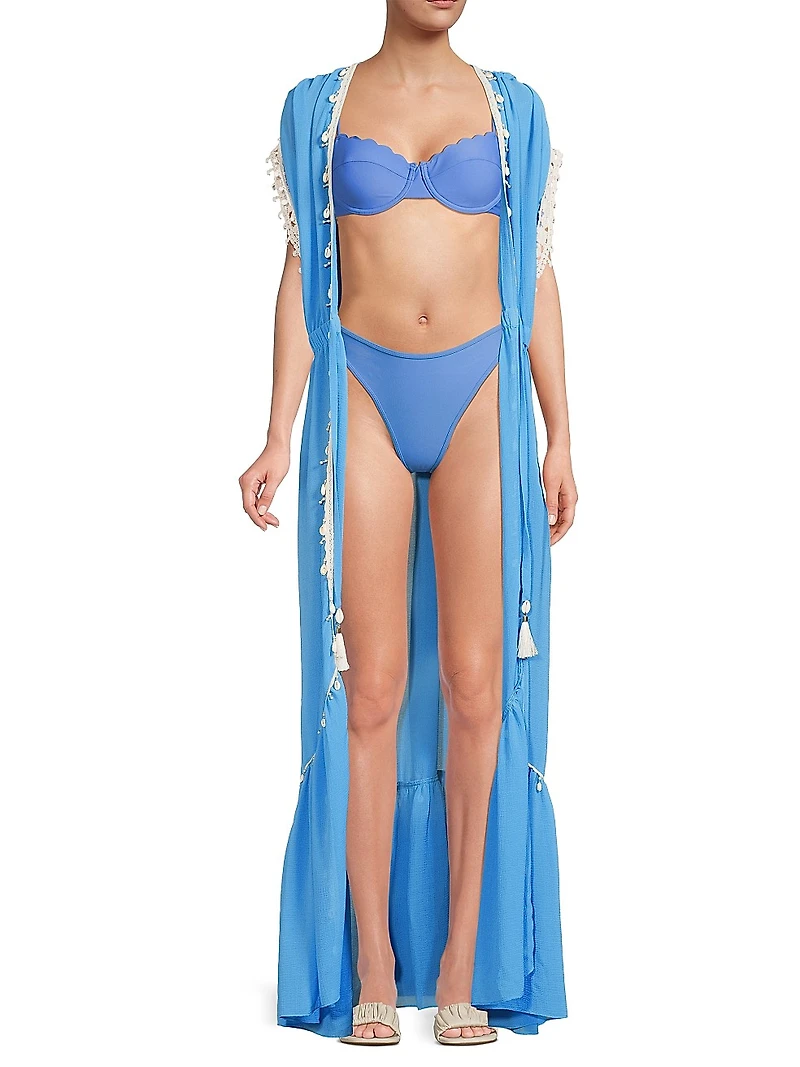 Nikolai Tasseled Open Caftan