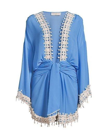 Jamie Crochet-Trim Dress