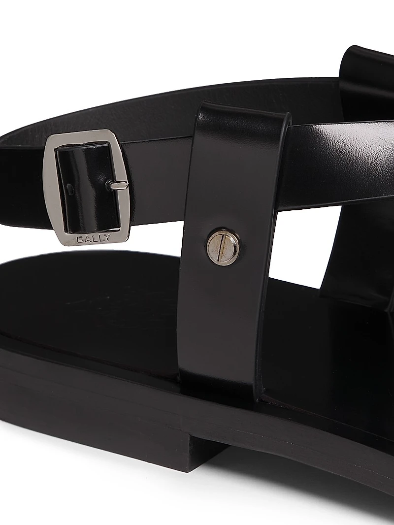 Leather Wrap Sandals
