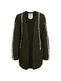 Origen Cocoon Merino Wool Oversized Cardigan