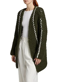 Origen Cocoon Merino Wool Oversized Cardigan