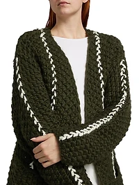 Origen Cocoon Merino Wool Oversized Cardigan