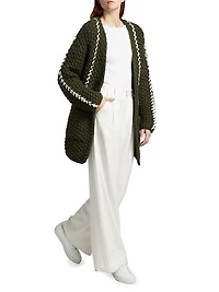 Origen Cocoon Merino Wool Oversized Cardigan