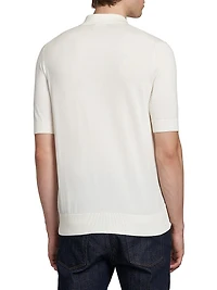 Cotton Knit Polo Shirt