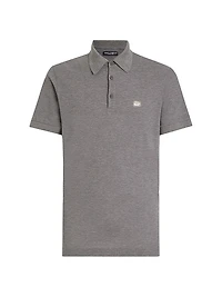 Pique Cotton Polo Shirt