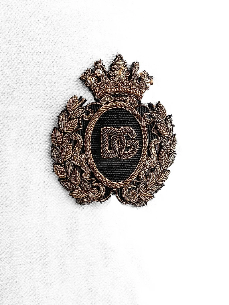 Crest Woven Cotton Shirt