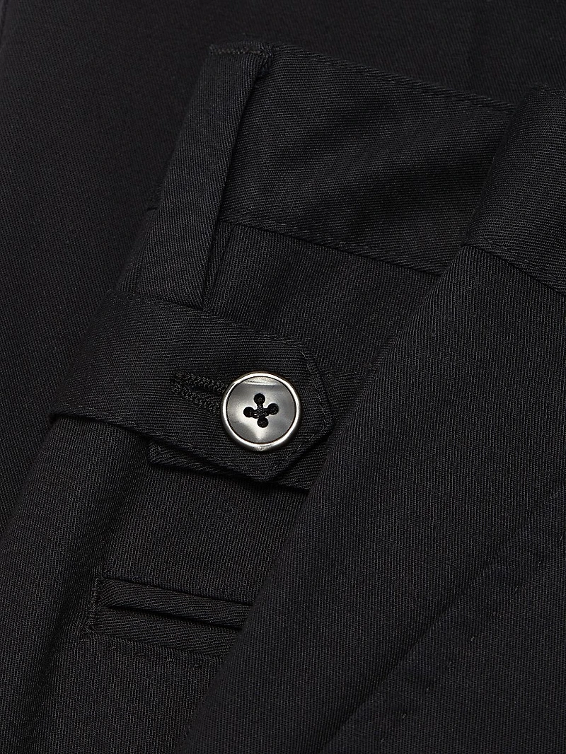 Slim-Fit Cotton Pants