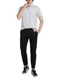 Slim-Fit Cotton Pants