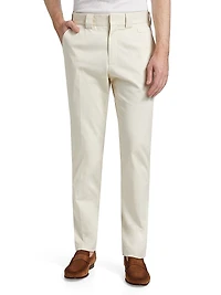 Stretch-Cotton Gabardine Trousers