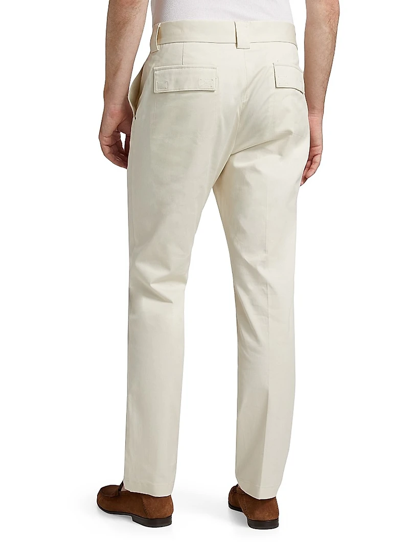 Stretch-Cotton Gabardine Trousers