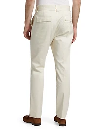 Stretch-Cotton Gabardine Trousers