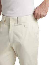 Stretch-Cotton Gabardine Trousers
