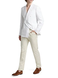 Stretch-Cotton Gabardine Trousers