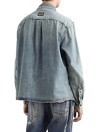 Embellished Denim Shirt