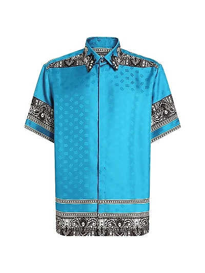 Logo Bandana Silk Shirt