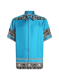 Logo Bandana Silk Shirt