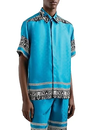 Logo Bandana Silk Shirt