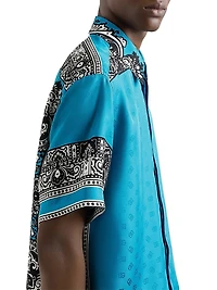 Logo Bandana Silk Shirt