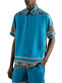Logo Bandana Silk Shirt