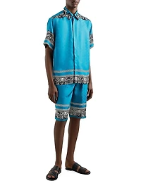 Logo Bandana Silk Shirt