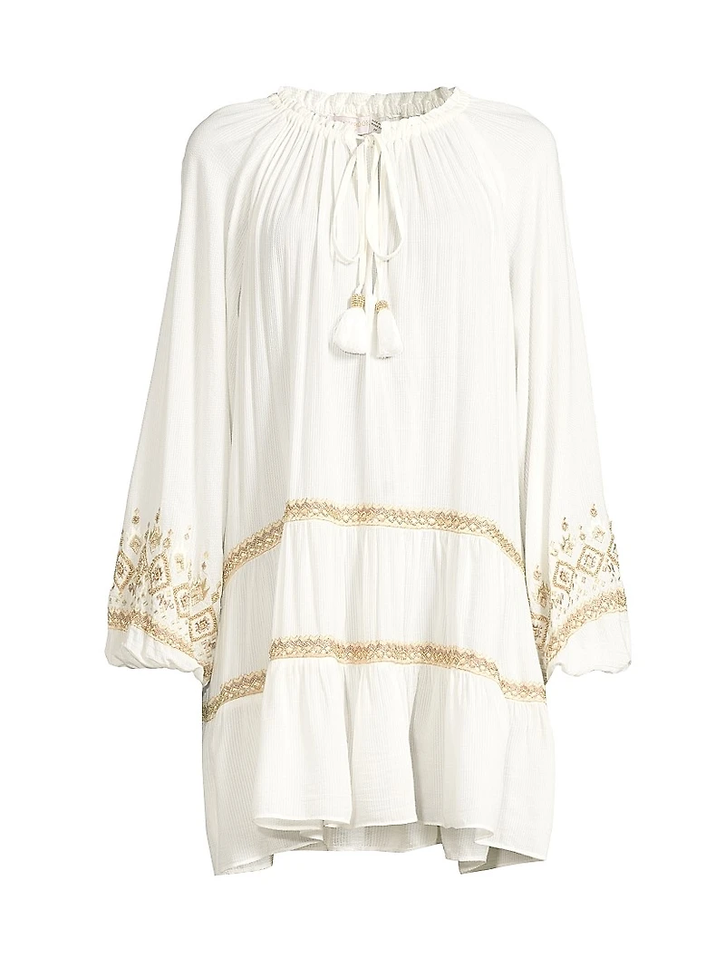 Nash Embroidered Minidress