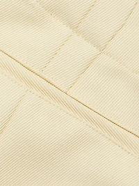 Wool Twill Split-Hem Straight-Leg Pants