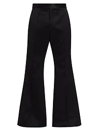 Satin Flare Trousers