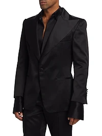 Satin Suit Jacket