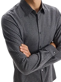 Irving Gingham Button-Up Shirt