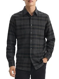 Irving Shadow Plaid Flannel Shirt