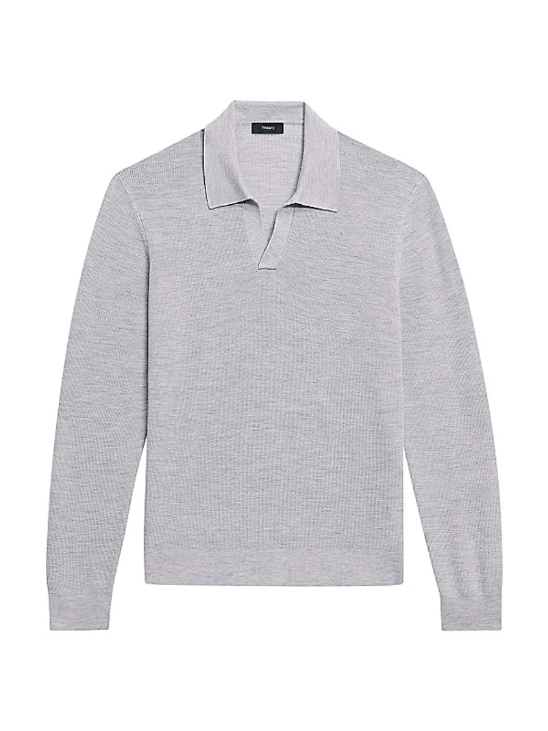 Regal Merino Johnny Collar Sweater