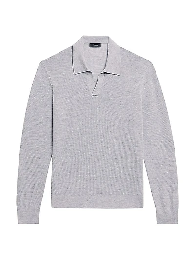 Regal Merino Johnny Collar Sweater