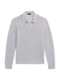 Regal Merino Johnny Collar Sweater