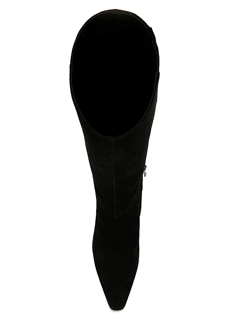 Sylvia 70MM Wide-Calf Suede Boots