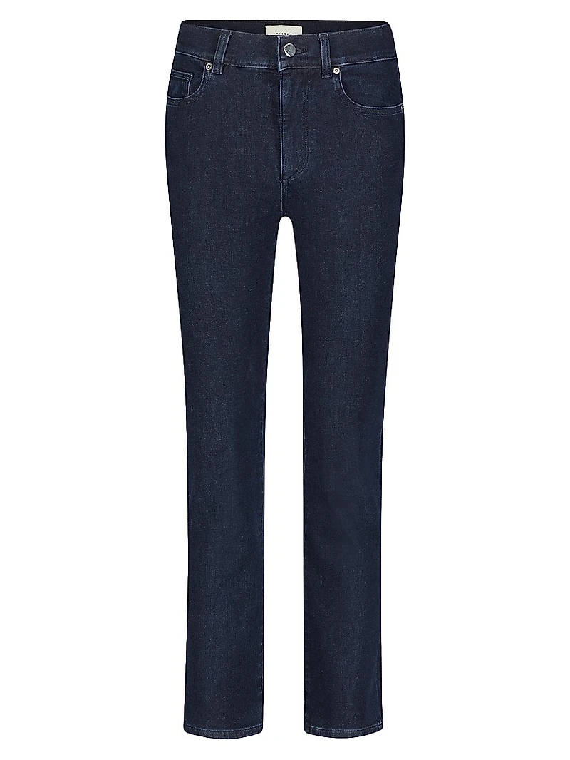 Mara Straight Mid Rise Instasculpt Ankle Jeans