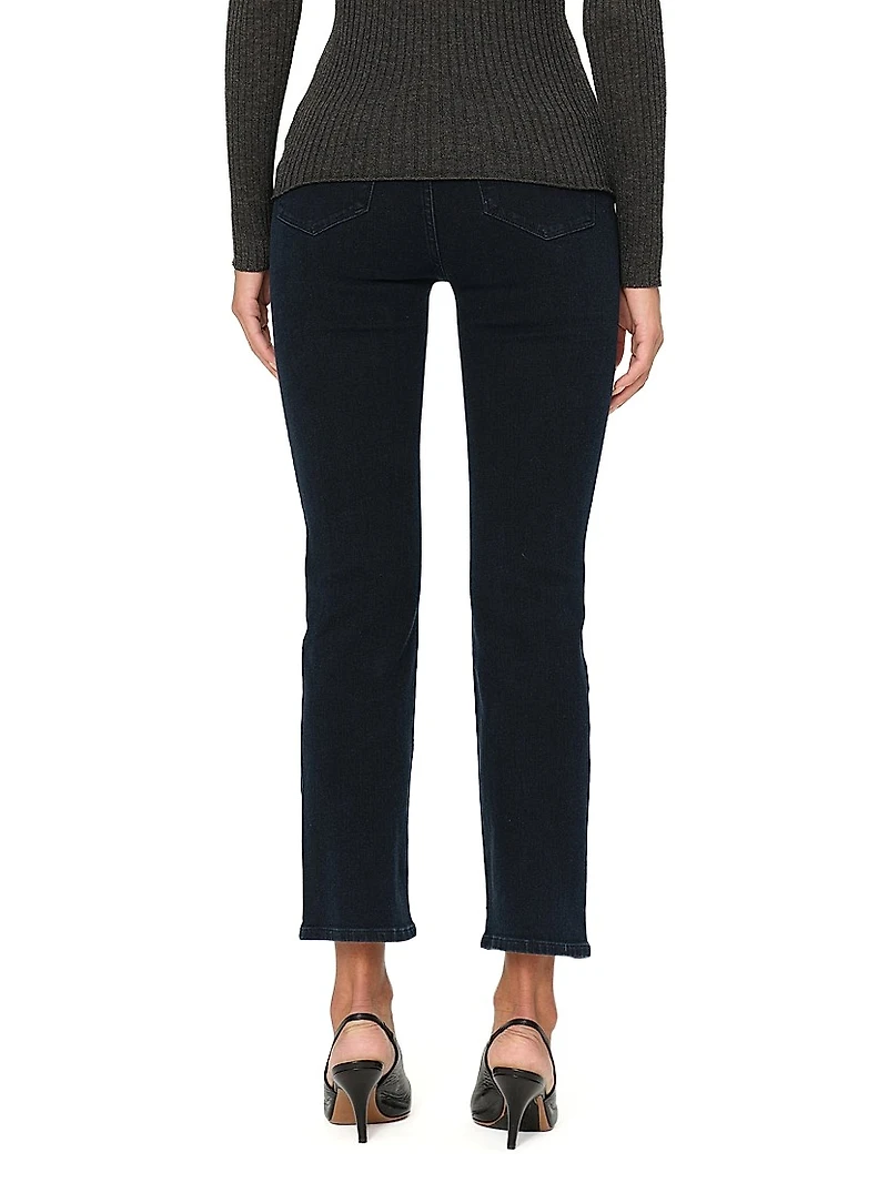 Mara Straight Mid Rise Instasculpt Ankle Jeans