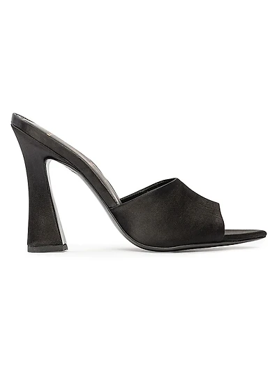 Junie 100MM Satin Mules