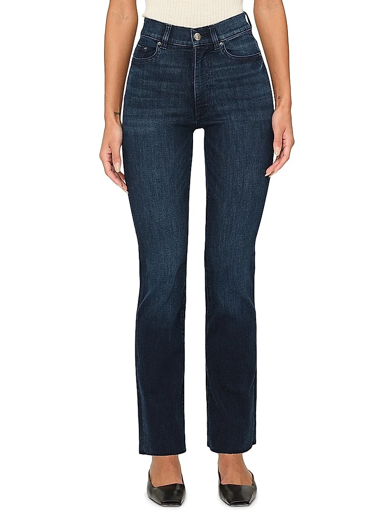 Halle Straight High Rise Instasculp Jeans