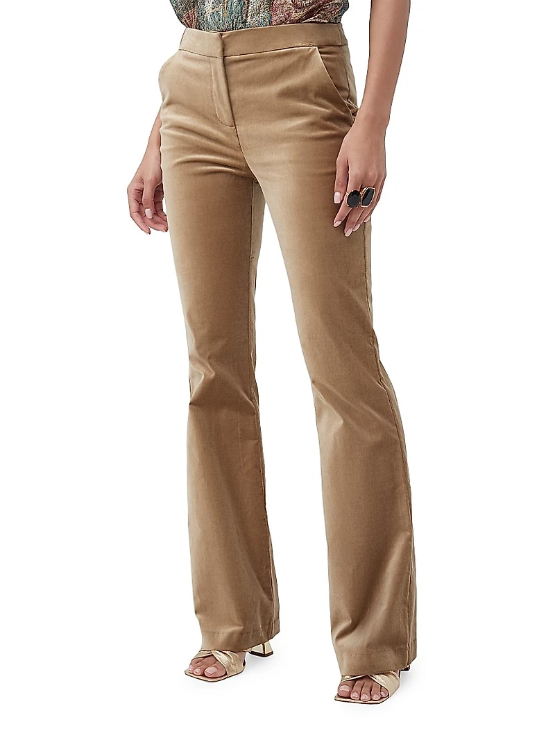 Westport Cotton-Blend Straight-Leg Pants