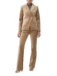 Westport Cotton-Blend Straight-Leg Pants
