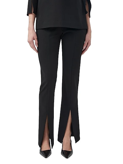 Carine Stretch-Crepe Boot-Cut Pants