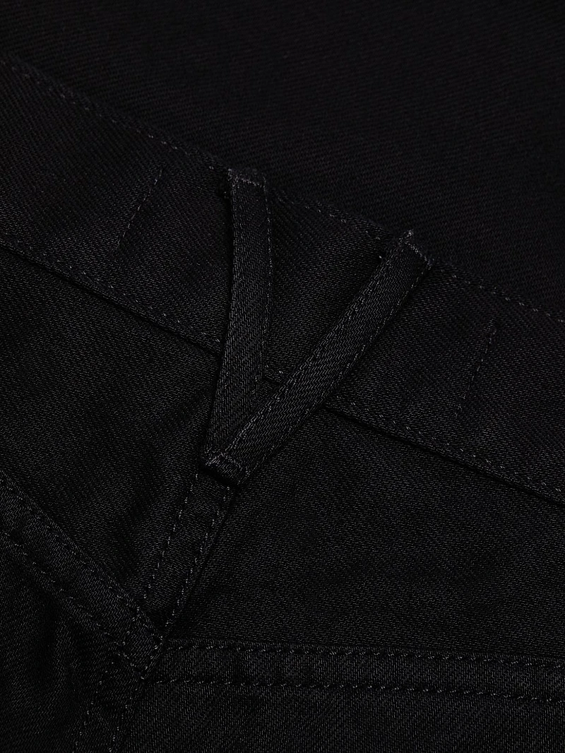 Taylor Denim Crop Wide-Leg Jeans