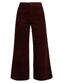Harper Cotton-Blend Corduroy Crop Pants