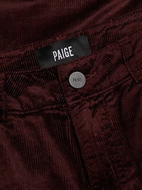 Harper Cotton-Blend Corduroy Crop Pants