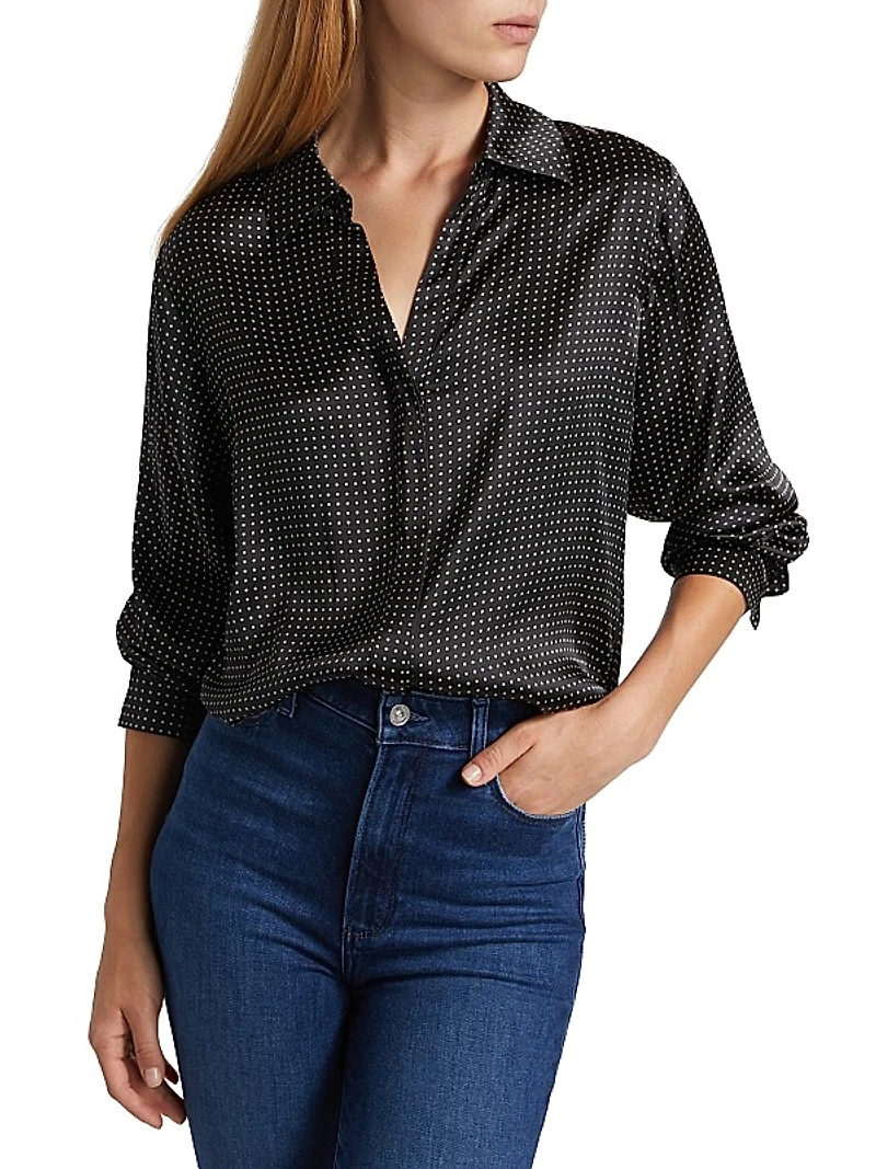 Palmer Printed Silk Shirt