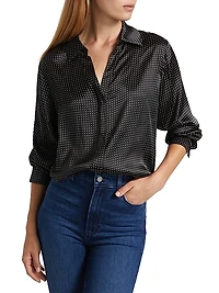 Palmer Printed Silk Shirt
