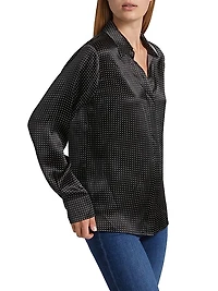 Palmer Printed Silk Shirt