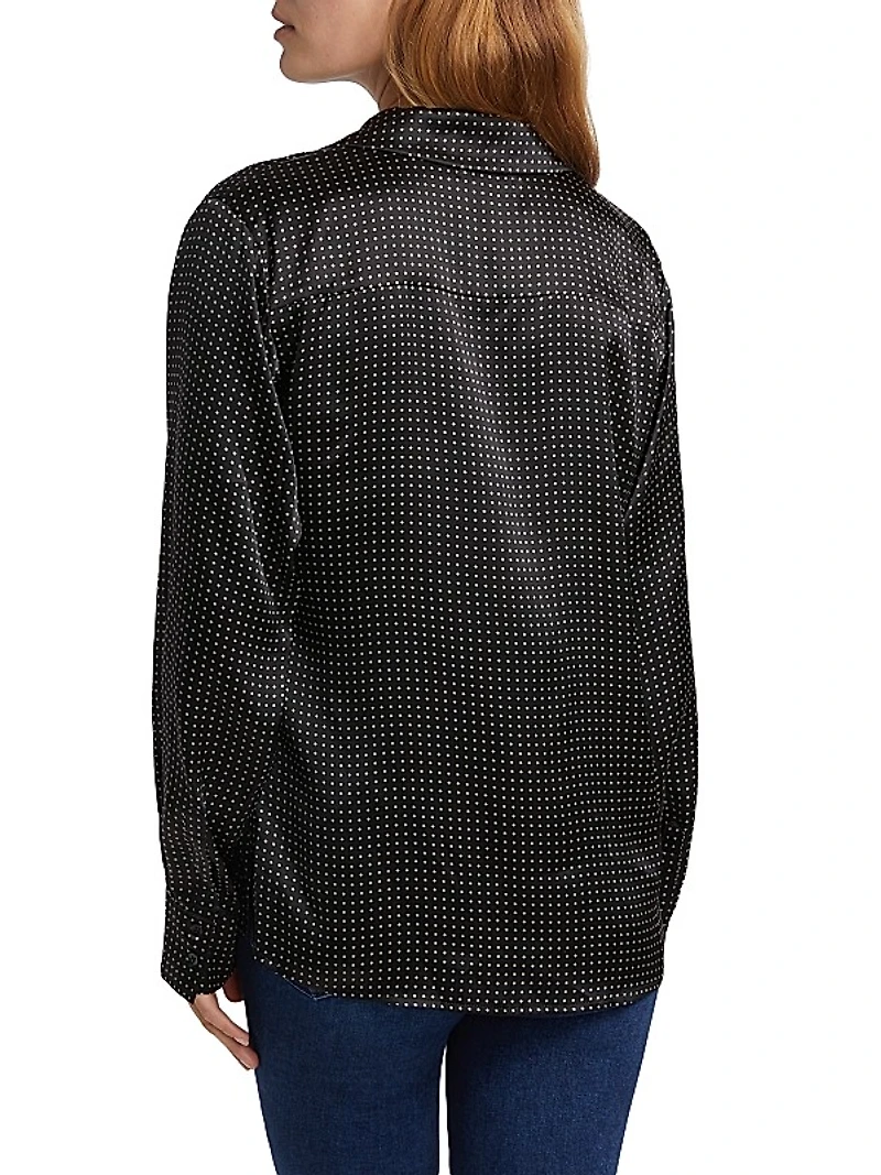 Palmer Printed Silk Shirt