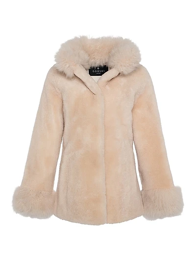 Select Sheared Cashmere Goat Jacket