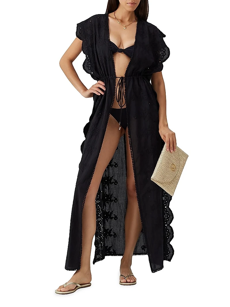 Talitha Broderie Anglaise Maxi Caftan